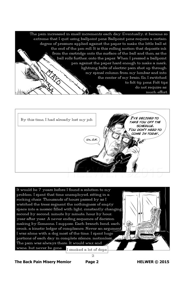 The Back Pain Misery Memior p2
